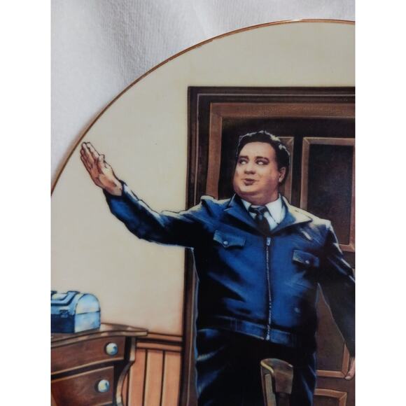 JACKIE GLEASON Hamilton Collection Bang! Zoom Hamilton Plate 24714 Collector - Picture 4 of 12